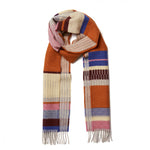 Load image into Gallery viewer, Strathay Amber Orange Lambswool Scarf
