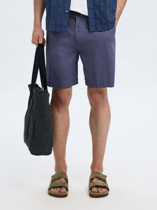 Loose Fit Linen Blend Magnus Sun Shorts Oceana