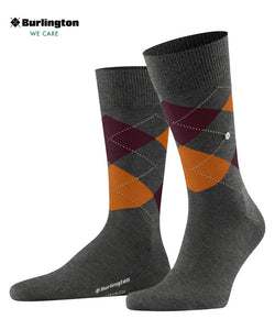 Edinburgh Asphalt Melange Socks