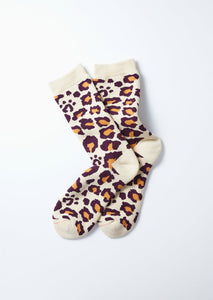 Pile Leopard Bordeaux/Orange