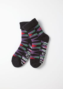 Merino Lambswool Native Room Socks Black