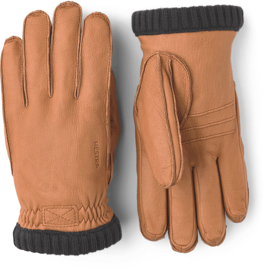 Deerskin Primaloft Rib Gloves Cork