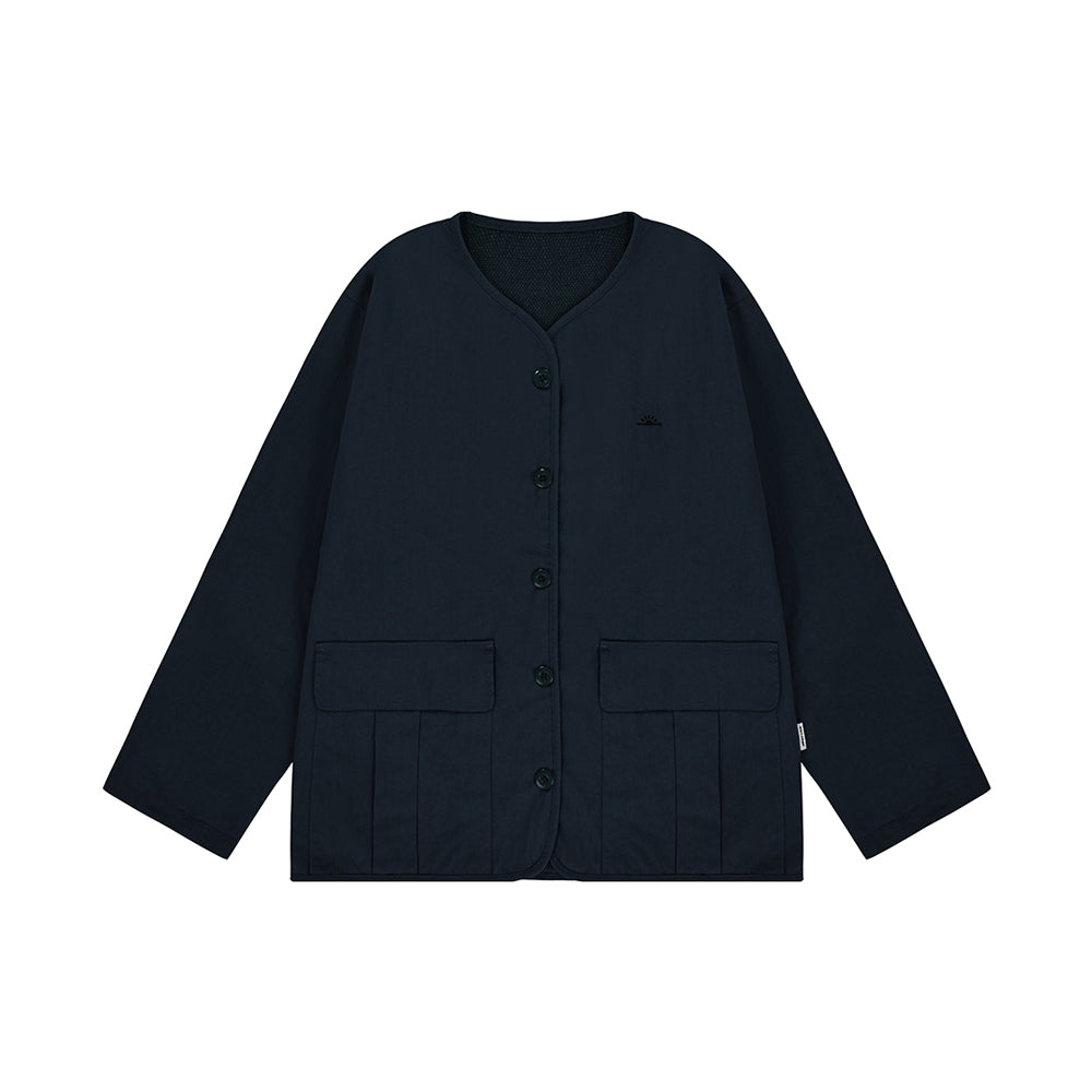 Reversible Fleece Jacket Navy