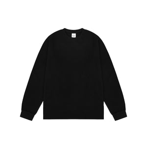 Waffle Long Sleeve Tee Black