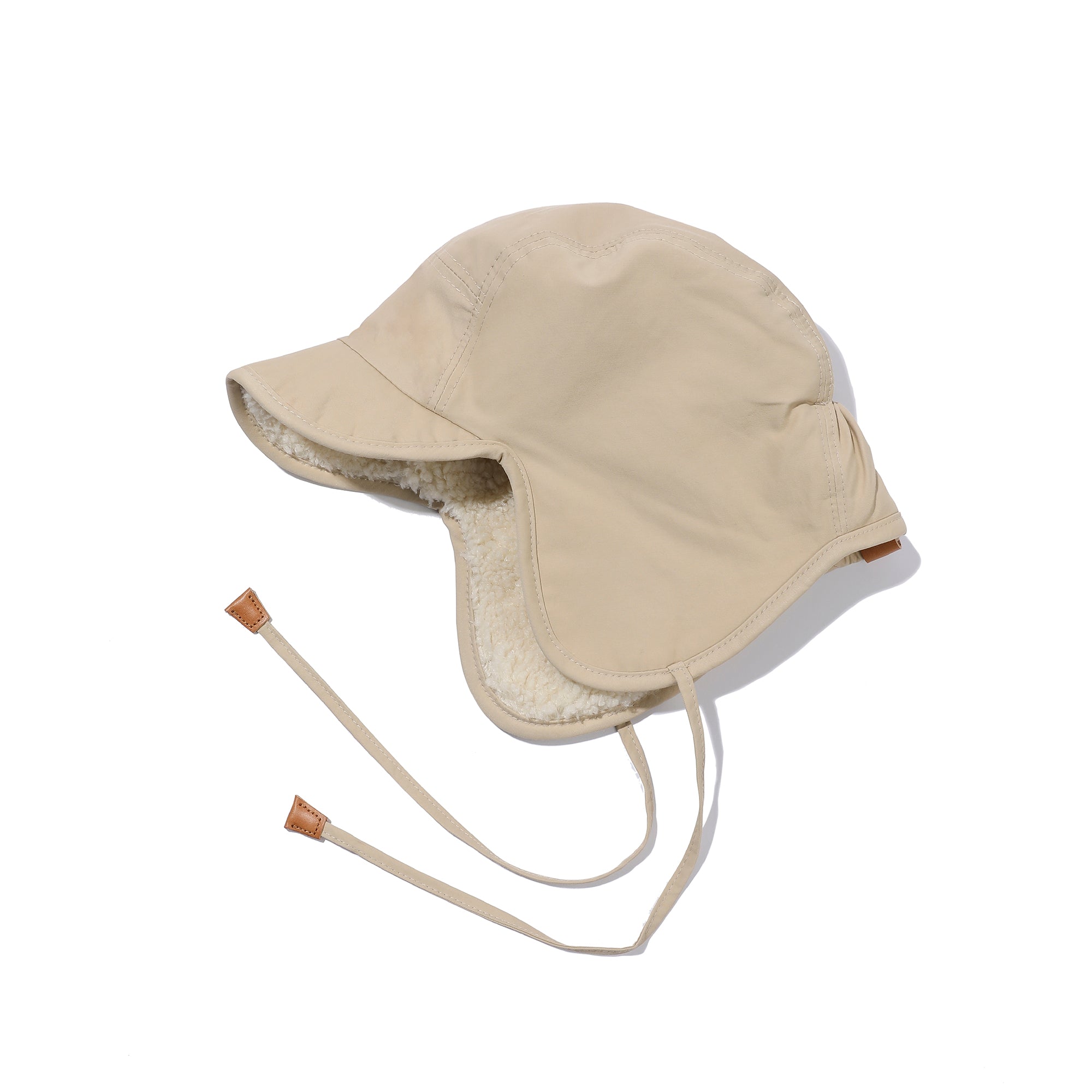 Reversible Trooper Hat Beige