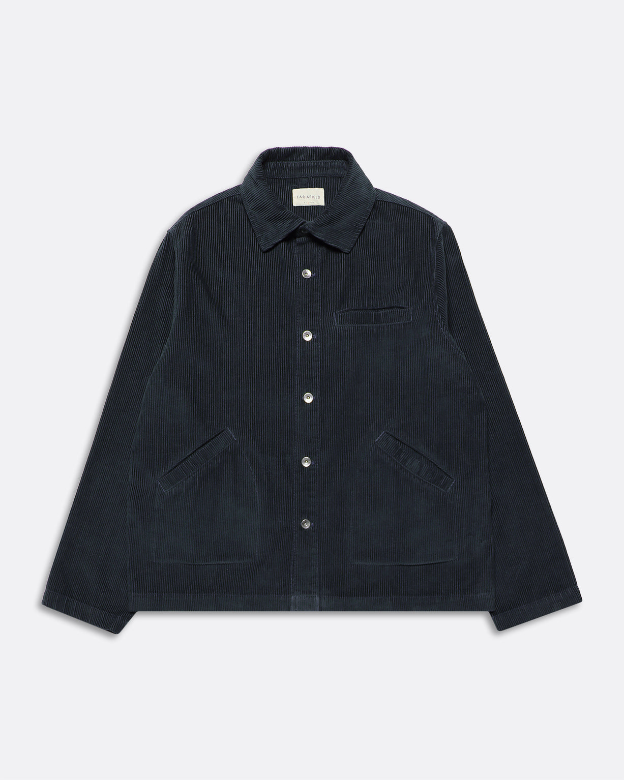 Evans Overshirt Corduroy Navy Iris