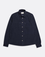 Load image into Gallery viewer, Classic Shirt Corduroy Navy Iris
