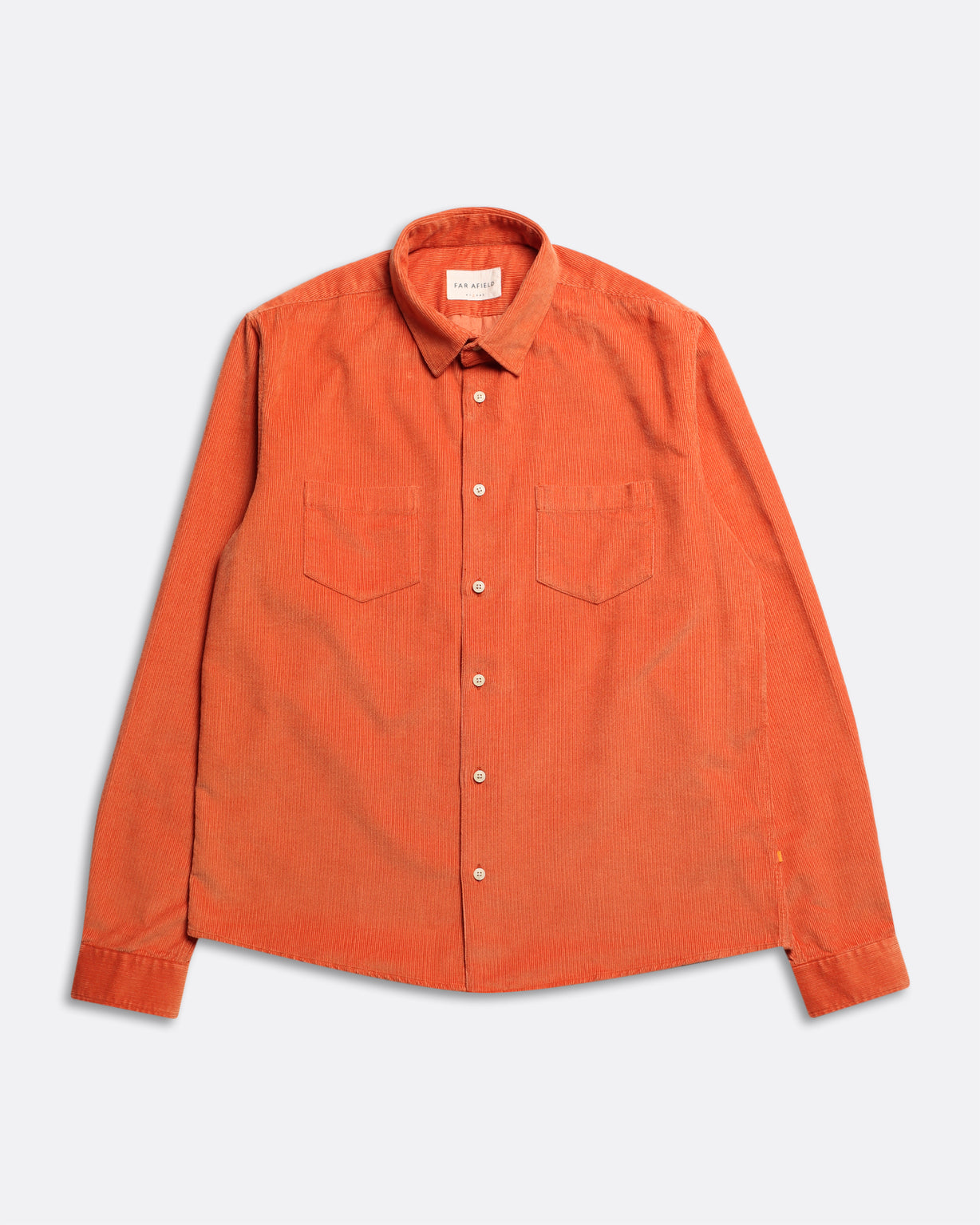 Classic Shirt Corduroy Burnt Orange