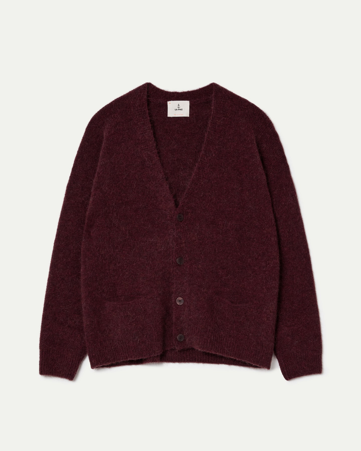 Queiroz Drop Shoulder Cardigan Marsala