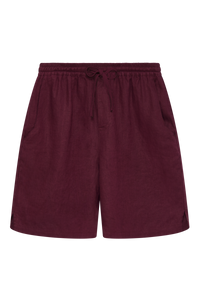 Jerry Linen Shorts Berry