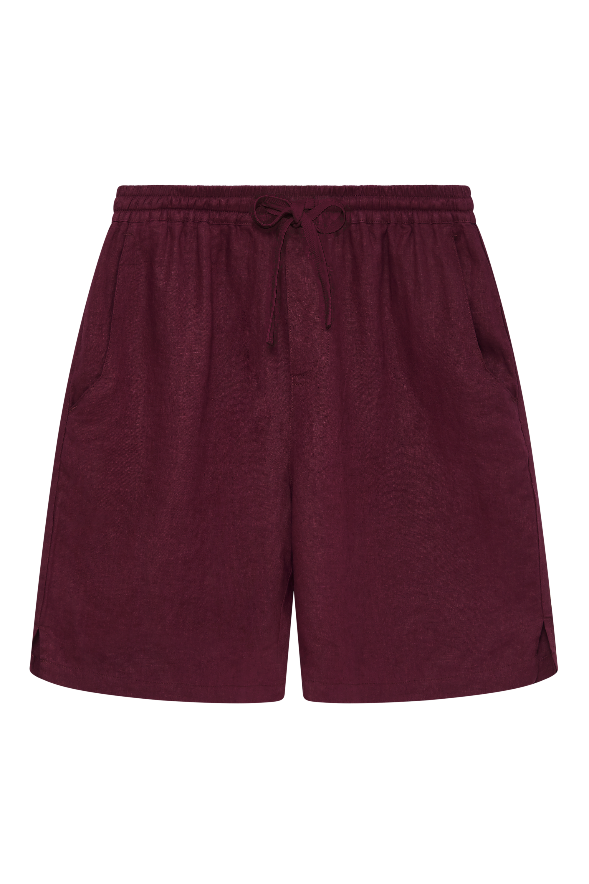 Jerry Linen Shorts Berry