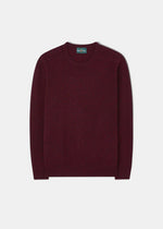 Load image into Gallery viewer, Lenzie Crew Neck Jumper Red Velvet
