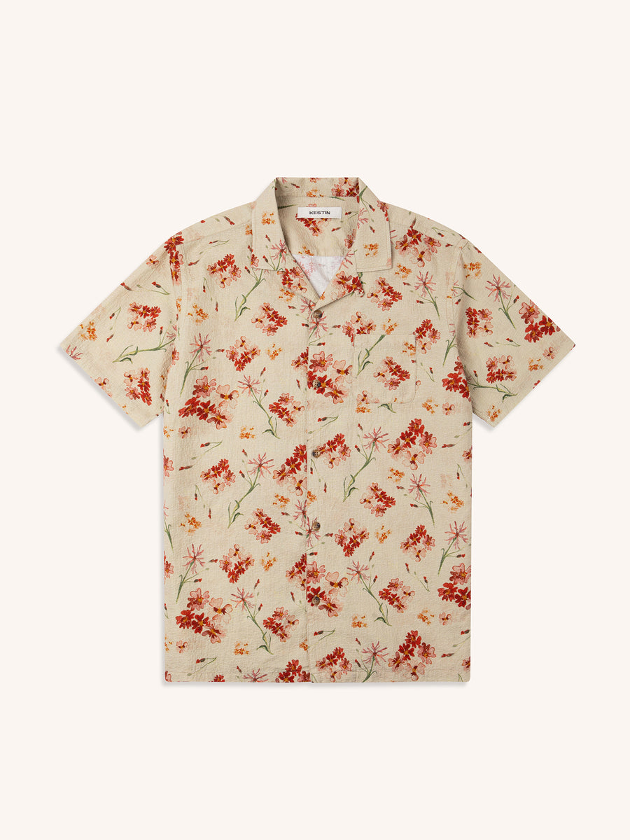 Crammond Shirt Ecru/Floral Print