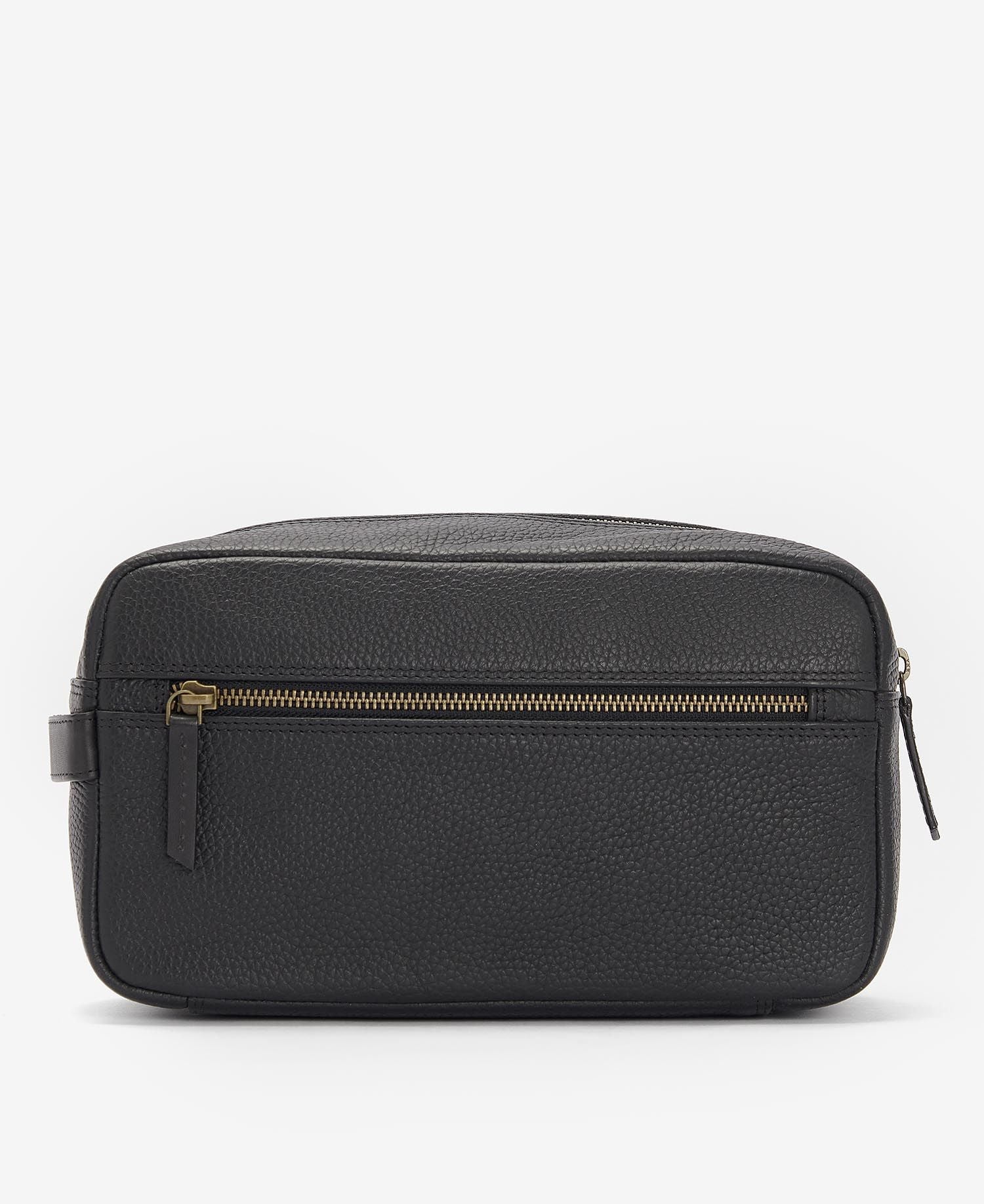 Highgate Leather Washbag Black