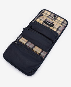 Cascade Waxed Hanging Washbag Navy