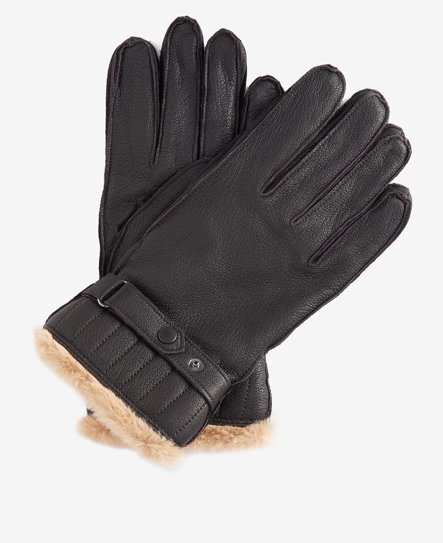 Leather Utility Gloves Brown