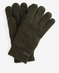 Carlton Knitted Gloves Dark Green