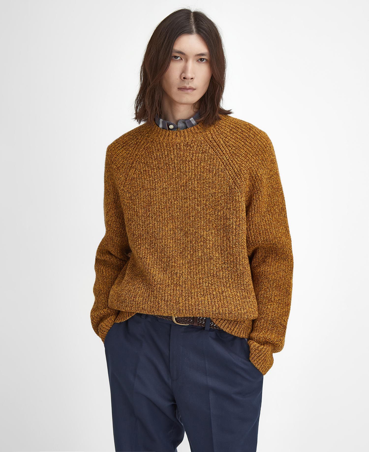 Griffiths Crew Neck Jumper Copper