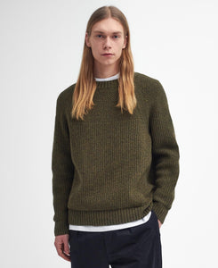 Gansey Oversized Crew Neck Jumper Sage Mix