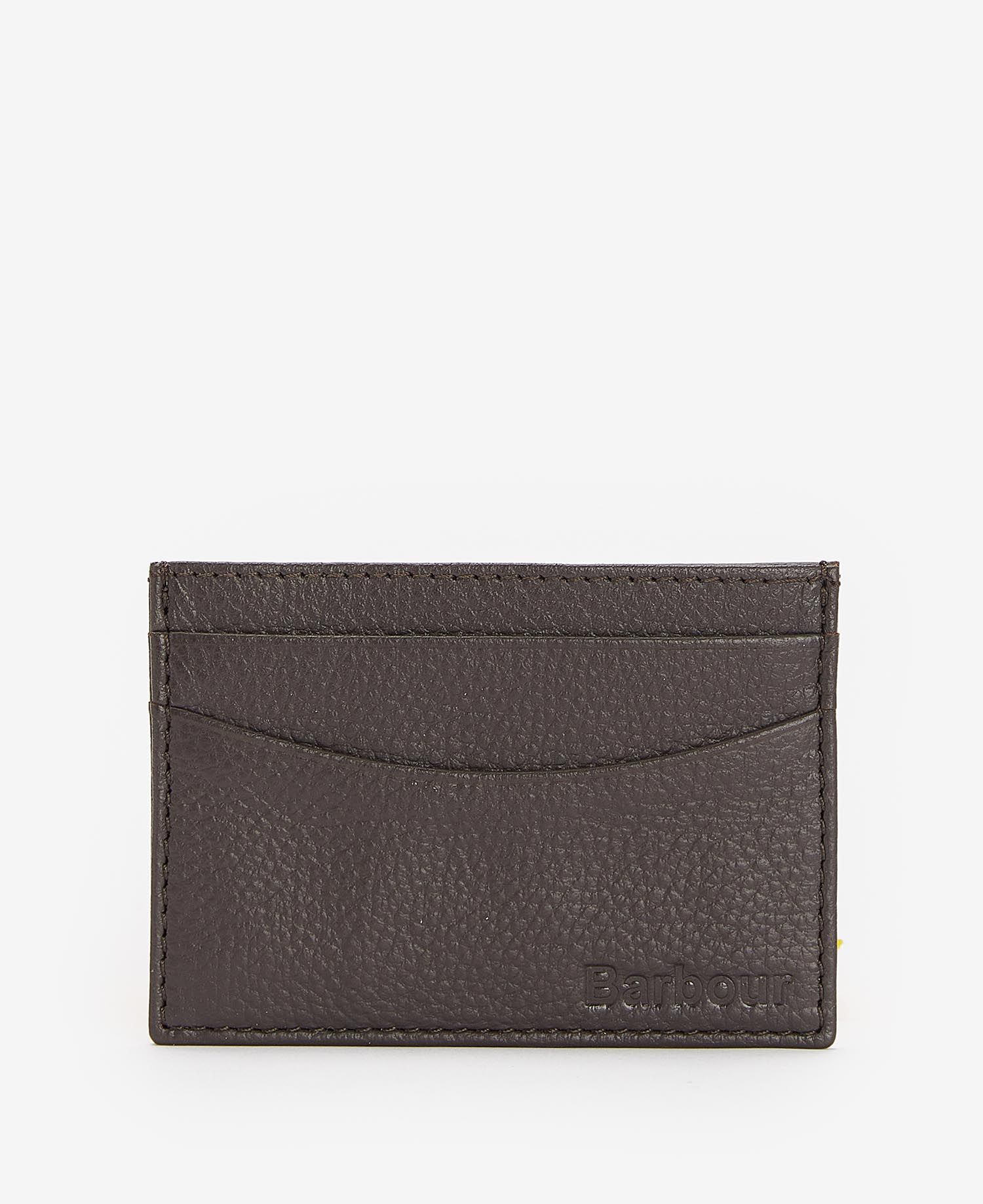 Amble Leather Cardholder Dark Brown