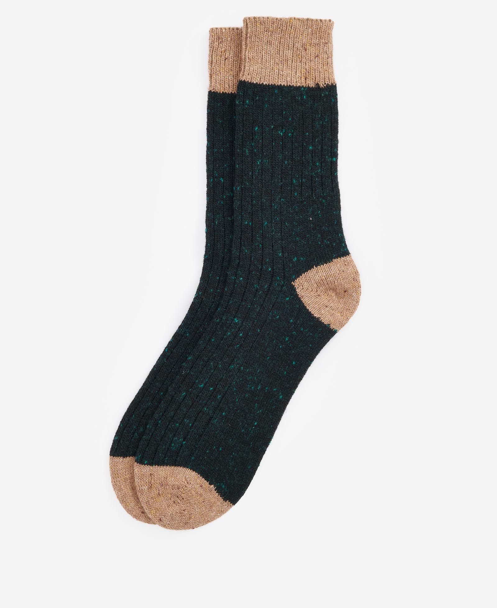 Houghton Socks Evergreen/Sandstone