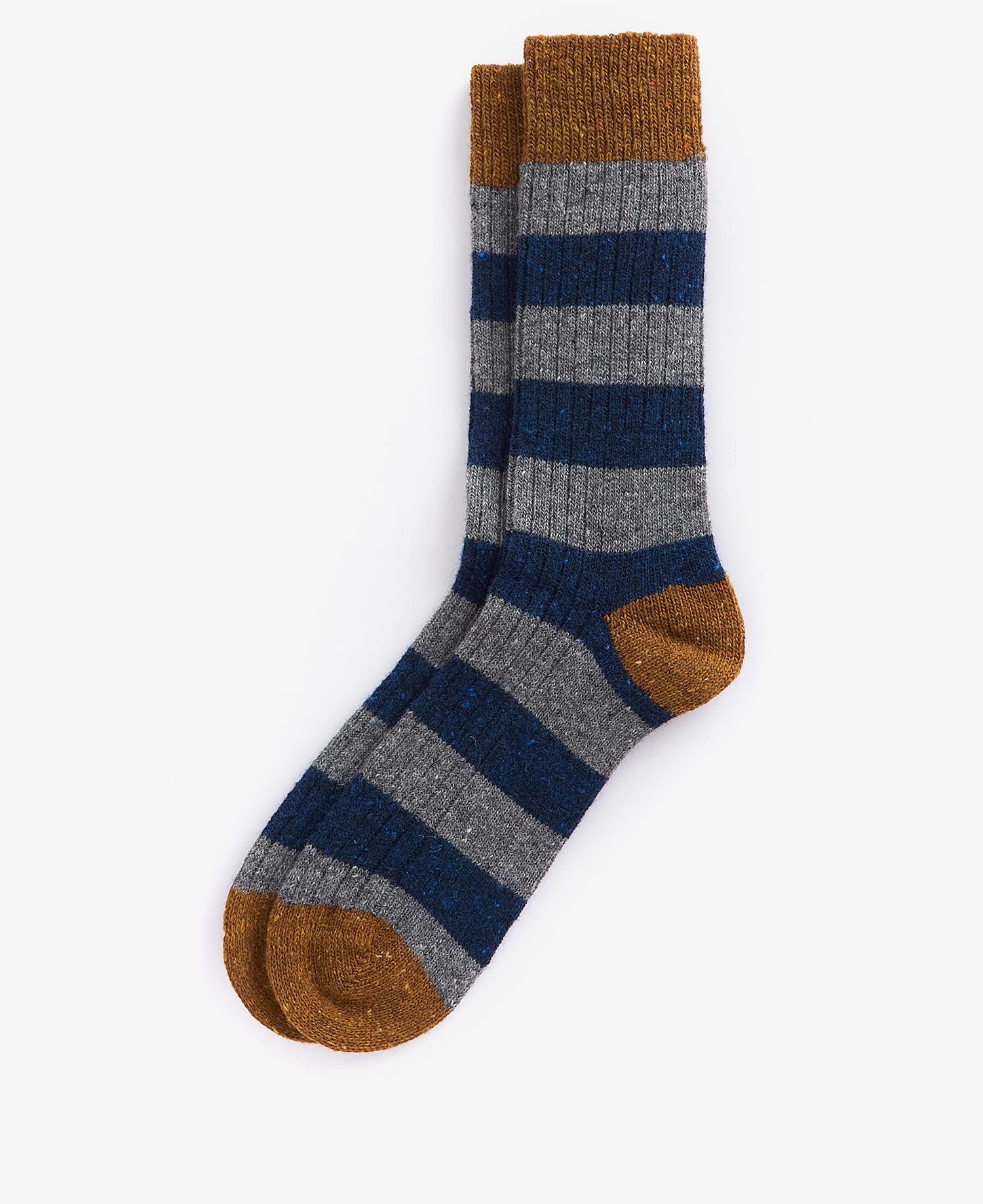 Houghton Stripe Socks AsphaLite/Navy