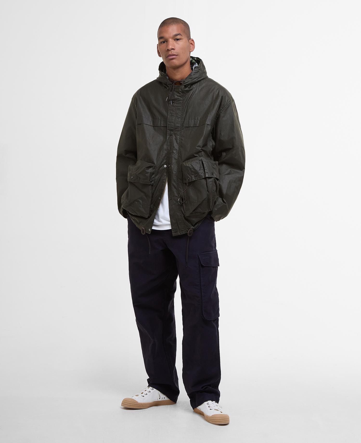 Modified Durham Waxed Jacket Archive Olive