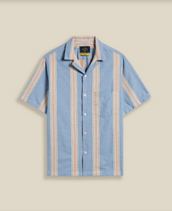 Melissa Shirt Blue/Ecru