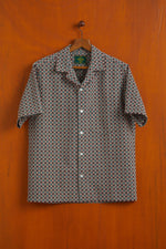 Load image into Gallery viewer, Portuguese Tile Shirt Green/Orange
