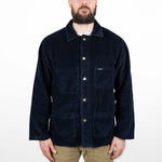 Load image into Gallery viewer, Locomotive Cord Canvas Jacket Navy
