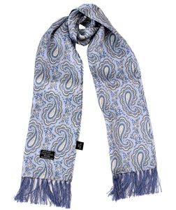 Weller Silk Scarf Sky Blue