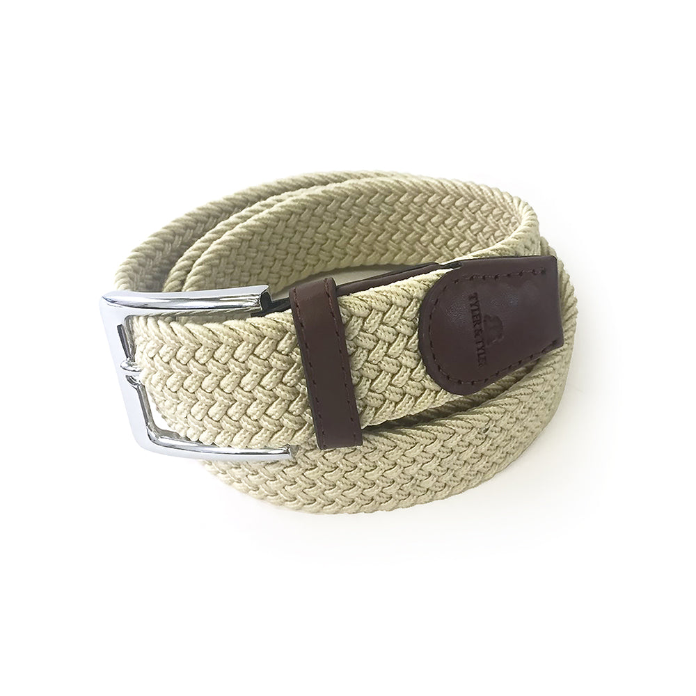 Cream Woven Belt