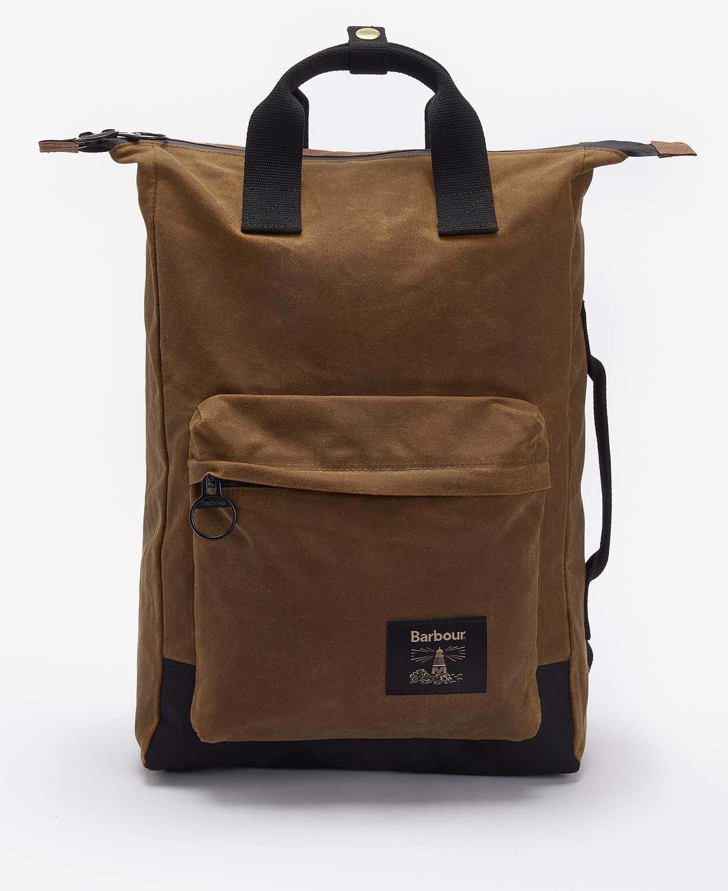 Field Waxed Backpack Tan/Black