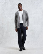 Load image into Gallery viewer, Alban Mohair Cardigan Grey
