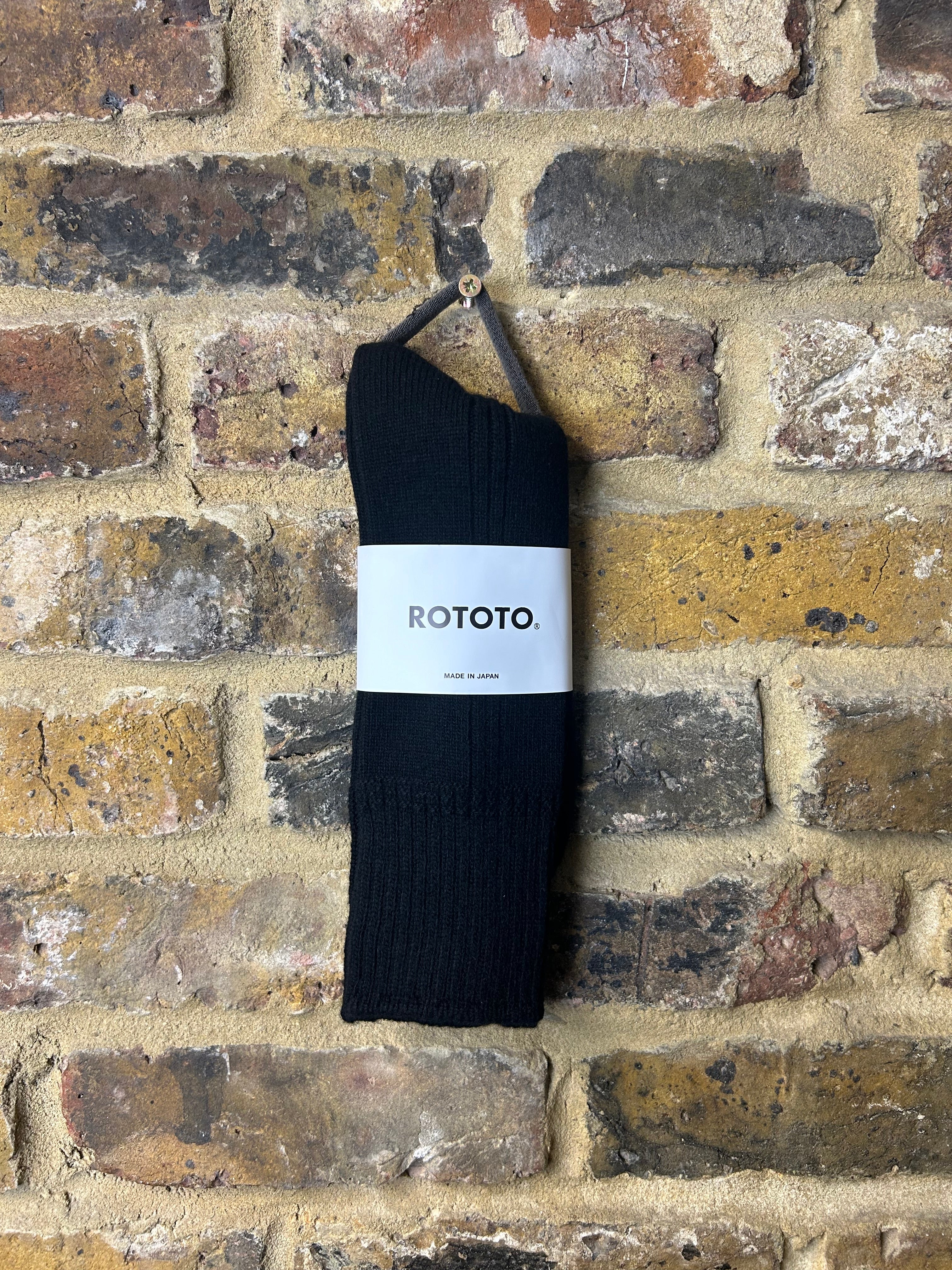 Merino Lambswool Socks Black