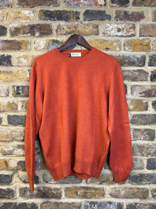 Cashmere Crew Neck Ribbed Jumper Alahambra