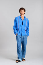 Load image into Gallery viewer, Nile Shirt Sapphire Blue
