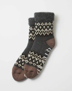 Comfy Room Socks Charcoal Nordic