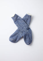 Load image into Gallery viewer, Double Face Crew Socks Deep Ocean
