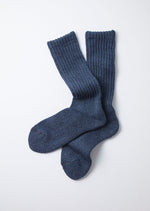 Load image into Gallery viewer, Loos Pile Crew Socks Mix Navy
