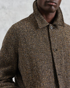 Stan Coat Tweed Fleck Brown