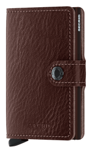 Miniwallet Veg Espresso Brown