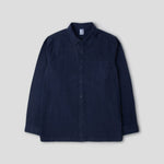 Load image into Gallery viewer, Navy Relaxed Cotton Canvas Snap Buttoned Shirt
