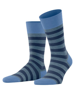 Bonnie Blue Sensitive Mapped Line Socks