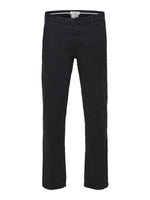 Load image into Gallery viewer, Black New Miles Straight Fit Flex Chinos

