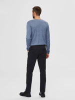 Load image into Gallery viewer, Black New Miles Straight Fit Flex Chinos
