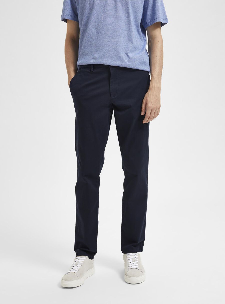 Dark Sapphire 175 Slim Fit Flex Chinos