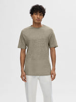 Load image into Gallery viewer, Berg Linen Short Sleeve Tee Vetiver
