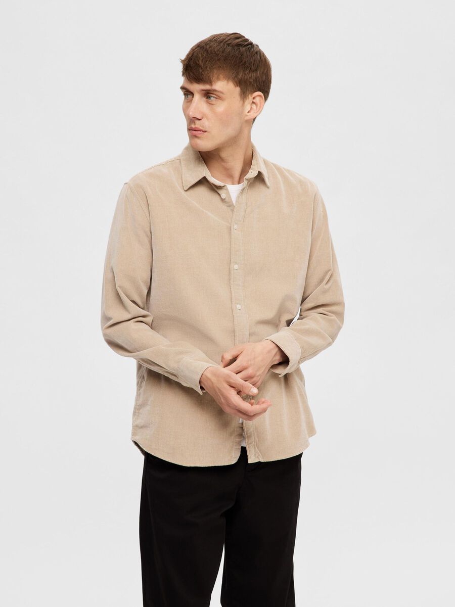 Breen Oatmeal Reg Owen Cord Shirt