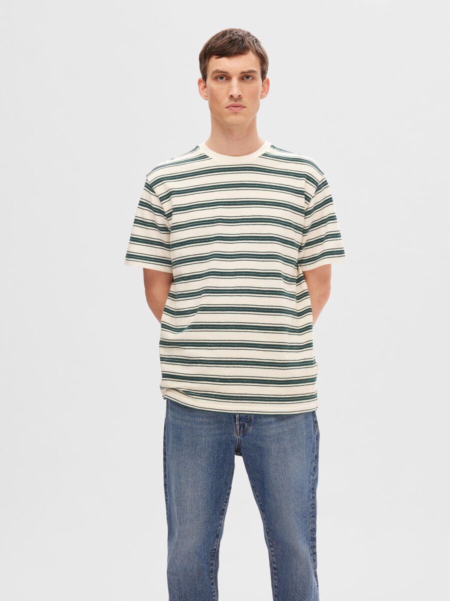 Relax Solo Stripe Short Sleeve Green Gables Tee